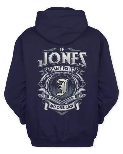 JONES AP81-K4-626 - Personalized Ahmed Quote Apparel “If Ahmed Can't Fix It, No One Can” - Unisex Hoodie - Navy