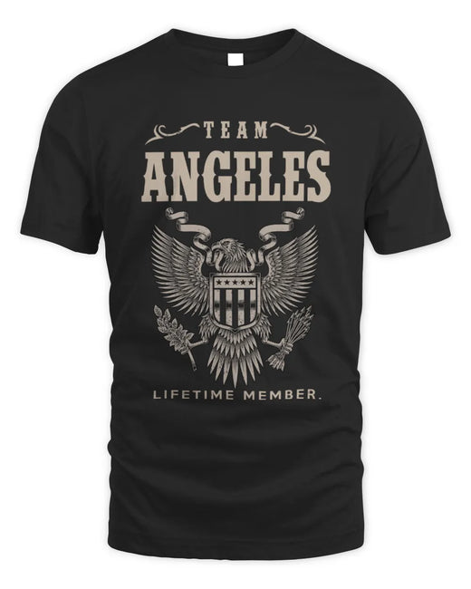 ANGELES TP06-K82 – Personalized Classic Style Apparel “Team NAME Lifetime Member”