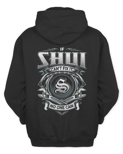 SHUI AP81-K4-626 - Personalized Ahmed Quote Apparel “If Ahmed Can't Fix It, No One Can” - Unisex Hoodie - Black
