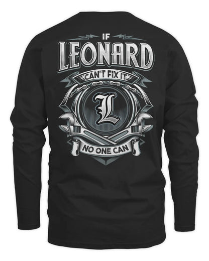 LEONARD AP81-K4-626 - Personalized Ahmed Quote Apparel “If Ahmed Can't Fix It, No One Can” - Men's Long Sleeved T-Shirt - Black