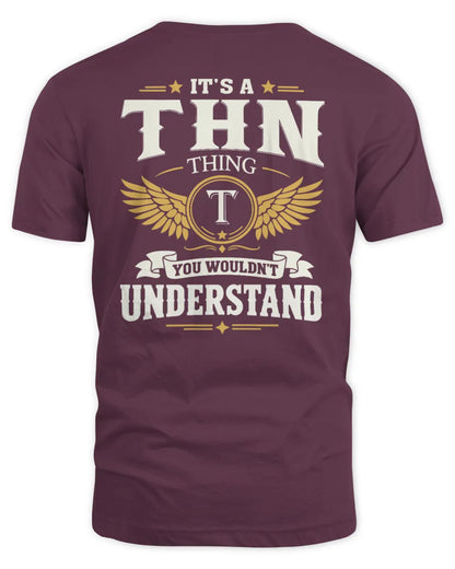 THN KT06-M008 It’s a [NAME] Thing – You Wouldn’t Understand | Personalized Vintage T-Shirt - Unisex Standard T-Shirt - Maroon