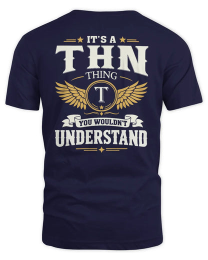 THN KT06-M008 It’s a [NAME] Thing – You Wouldn’t Understand | Personalized Vintage T-Shirt - Unisex Standard T-Shirt - Navy