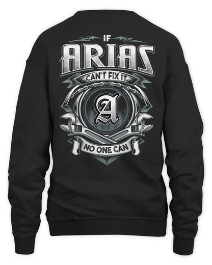 ARIAS AP81-K4-626 - Personalized Ahmed Quote Apparel “If Ahmed Can't Fix It, No One Can” - Unisex Sweatshirt - Black