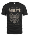 POBLETE TP06-K82 – Personalized Classic Style Apparel “Team NAME Lifetime Member”