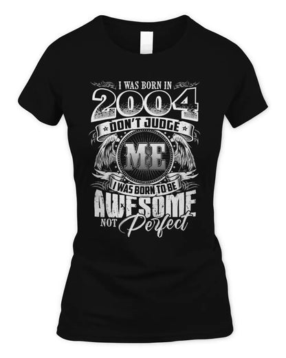 2004 HH89-K2 – Awesome Birth Year Quote T-Shirt - Women's Standard T-Shirt - Black