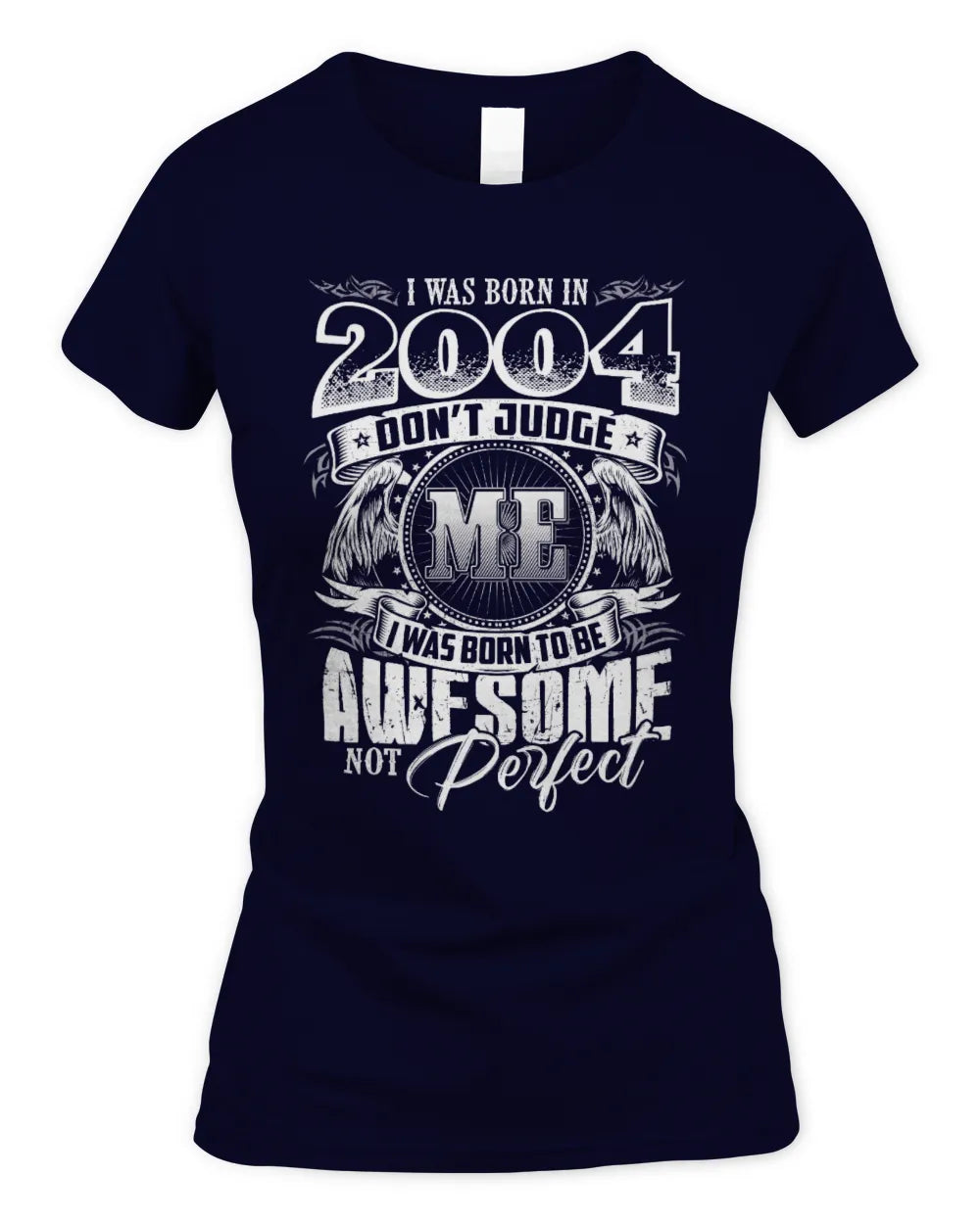 2004 HH89-K2 – Awesome Birth Year Quote T-Shirt - Women's Standard T-Shirt - Navy
