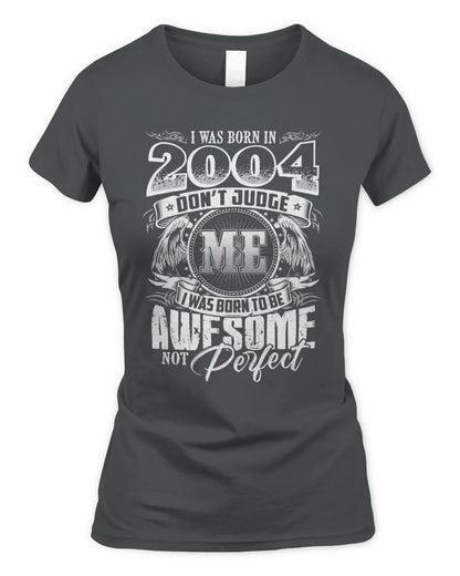 2004 HH89-K2 – Awesome Birth Year Quote T-Shirt - Women's Standard T-Shirt - Charcoal