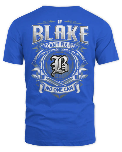 BLAKE AP81-K4-626 - Personalized Ahmed Quote Apparel “If Ahmed Can't Fix It, No One Can” - Unisex Standard T-Shirt - Royal