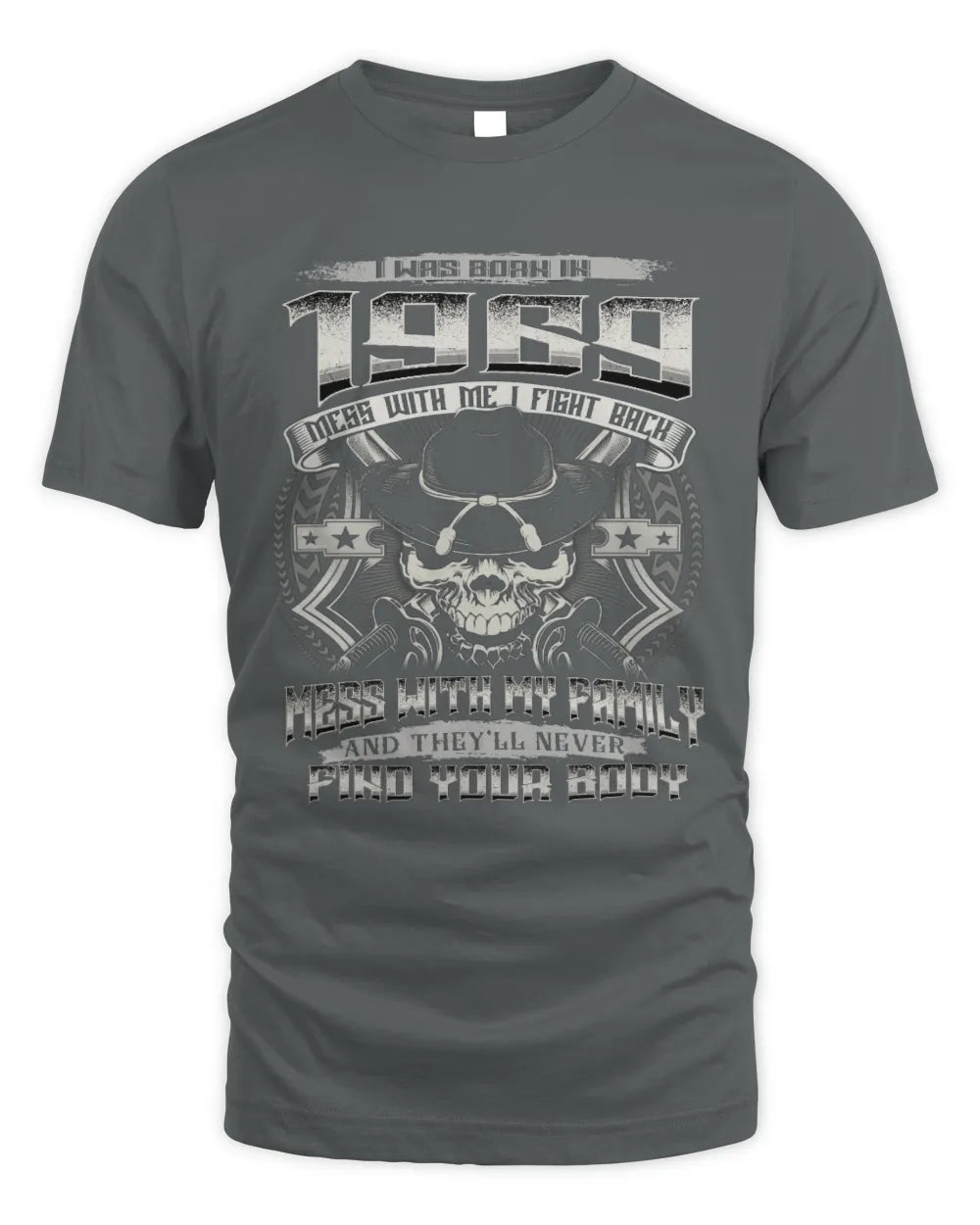 1969 HH89-K2 – Protective Family Quote T-Shirt - Unisex Standard T-Shirt - Charcoal