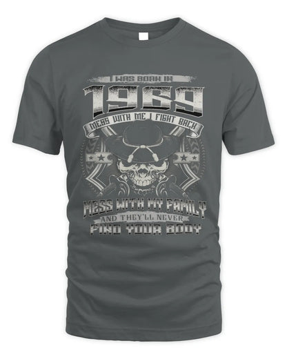 1969 HH89-K2 – Protective Family Quote T-Shirt - Unisex Standard T-Shirt - Charcoal