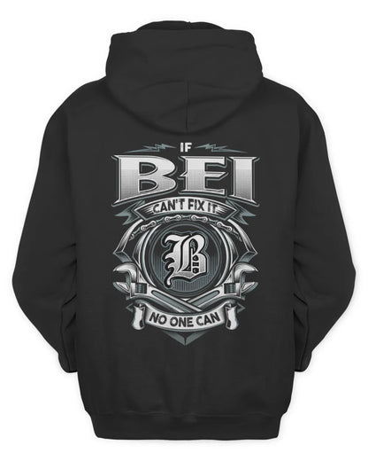 BEI AP81-K4-626 - Personalized Ahmed Quote Apparel “If Ahmed Can't Fix It, No One Can” - Unisex Hoodie - Black