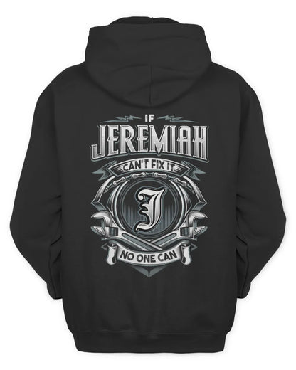 JEREMIAH AP81-K4-626 - Personalized Ahmed Quote Apparel “If Ahmed Can't Fix It, No One Can” - Unisex Hoodie - Black
