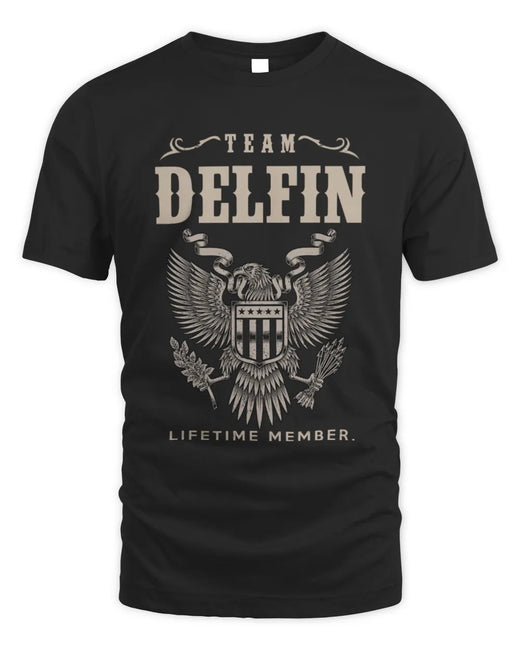 DELFIN TP06-K82 – Personalized Classic Style Apparel “Team NAME Lifetime Member”