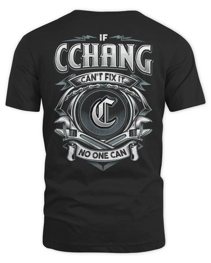 CCHANG AP81-K4-626 - Personalized Ahmed Quote Apparel “If Ahmed Can't Fix It, No One Can” - Unisex Standard T-Shirt - Black