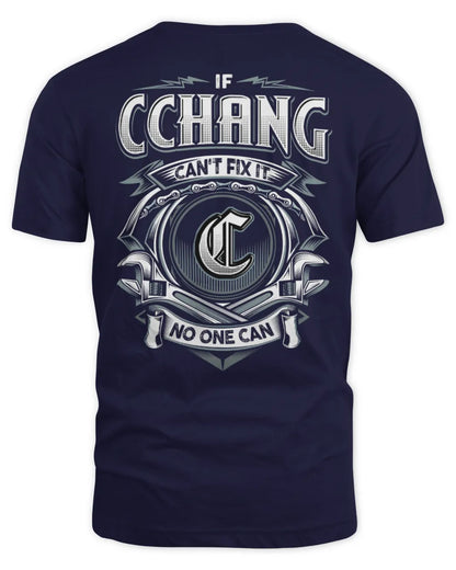 CCHANG AP81-K4-626 - Personalized Ahmed Quote Apparel “If Ahmed Can't Fix It, No One Can” - Unisex Standard T-Shirt - Navy