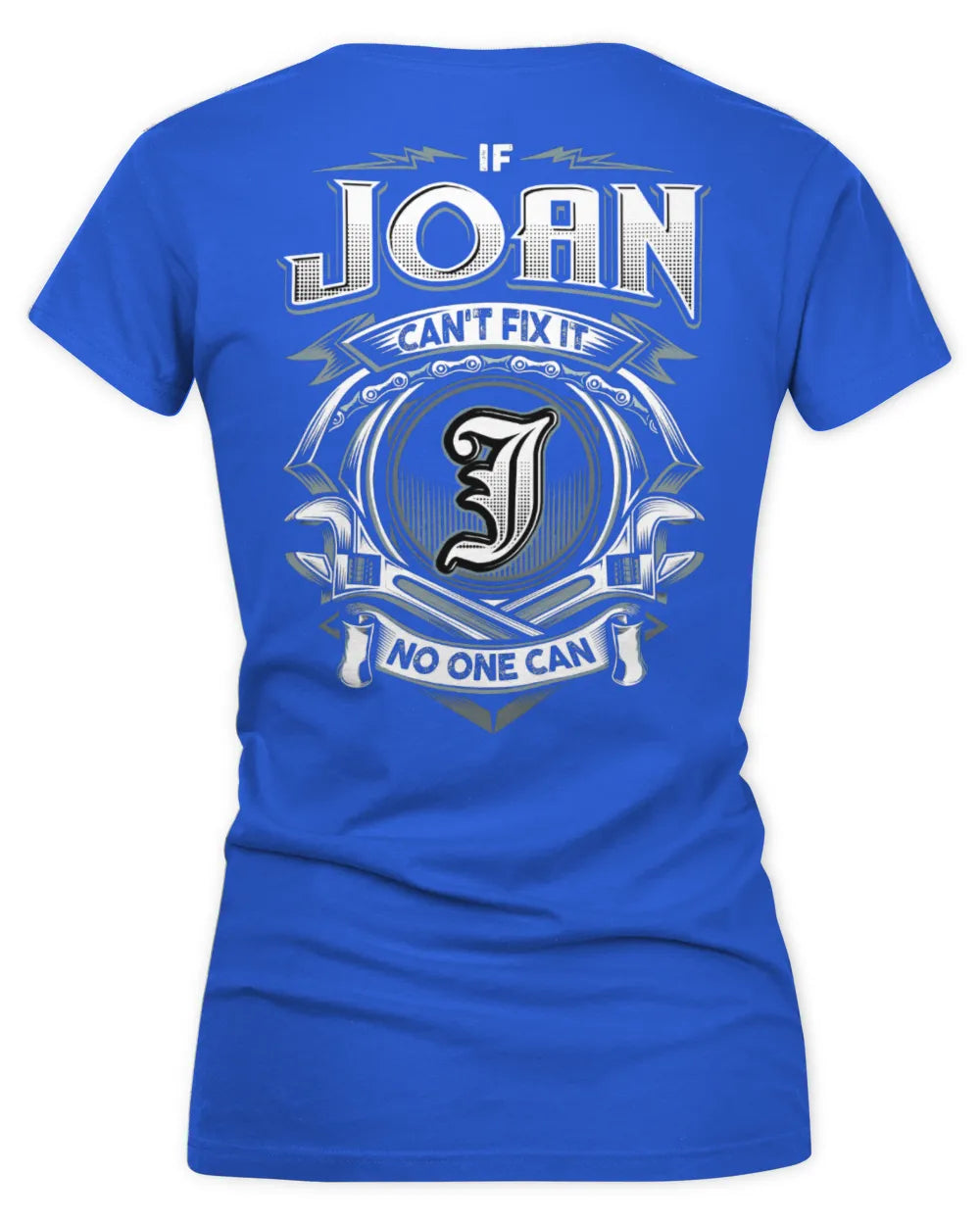JOAN AP81-K4-626 - Personalized Ahmed Quote Apparel “If Ahmed Can't Fix It, No One Can” - Women's V-Neck T-Shirt - Royal