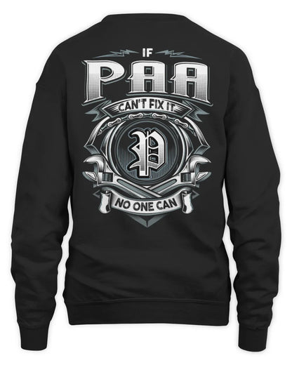 PAA AP81-K4-626 - Personalized Ahmed Quote Apparel “If Ahmed Can't Fix It, No One Can” - Unisex Sweatshirt - Black