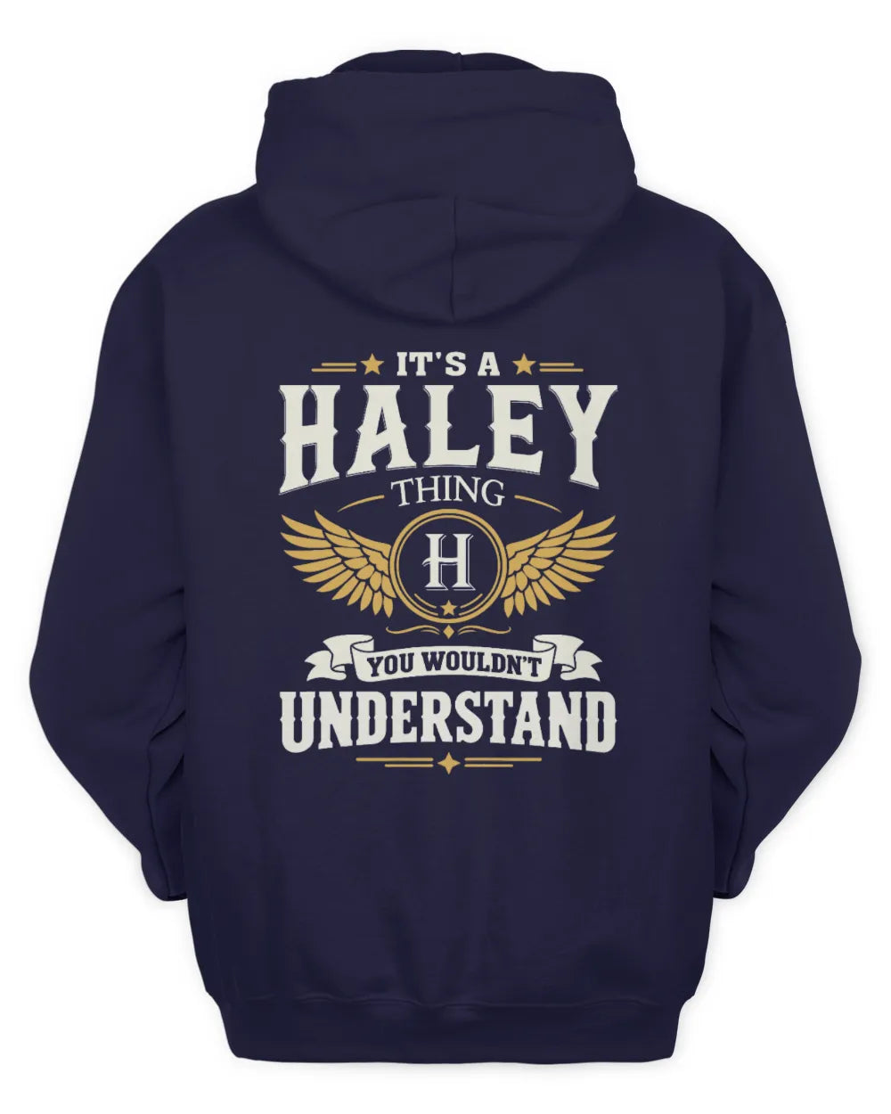HALEY KT06-M008 It’s a [NAME] Thing – You Wouldn’t Understand | Personalized Vintage T-Shirt - Unisex Hoodie - Navy