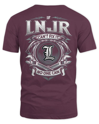 LNJR AP81-K4-626 - Personalized Ahmed Quote Apparel “If Ahmed Can't Fix It, No One Can” - Unisex Standard T-Shirt - Maroon