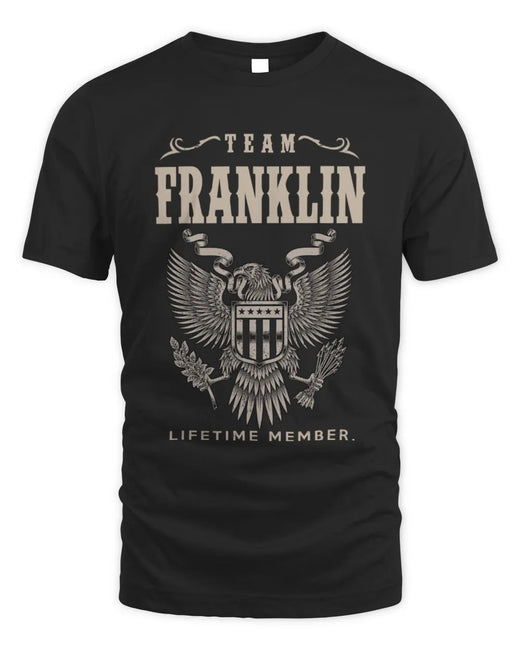 FRANKLIN TP06-K82 – Personalized Classic Style Apparel “Team NAME Lifetime Member”