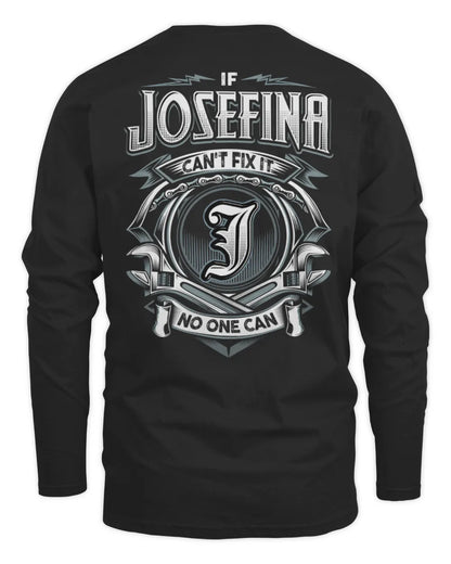 JOSEFINA AP81-K4-626 - Personalized Ahmed Quote Apparel “If Ahmed Can't Fix It, No One Can” - Men's Long Sleeved T-Shirt - Black