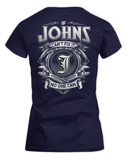 JOHNS AP81-K4-626 - Personalized Ahmed Quote Apparel “If Ahmed Can't Fix It, No One Can” - Women's Standard T-Shirt - Navy