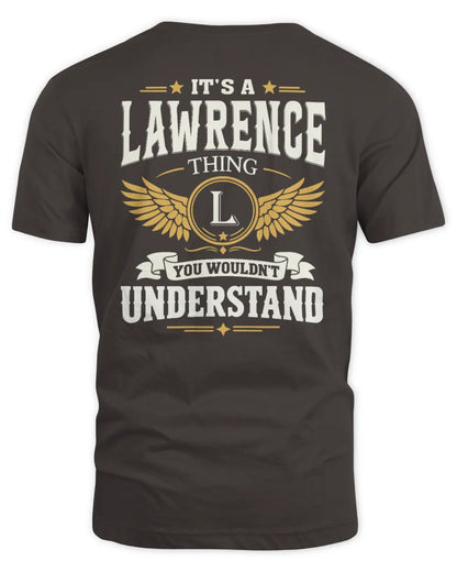 LAWRENCE KT06-M008 It’s a [NAME] Thing – You Wouldn’t Understand | Personalized Vintage T-Shirt - Unisex Standard T-Shirt - Dark Chocolate