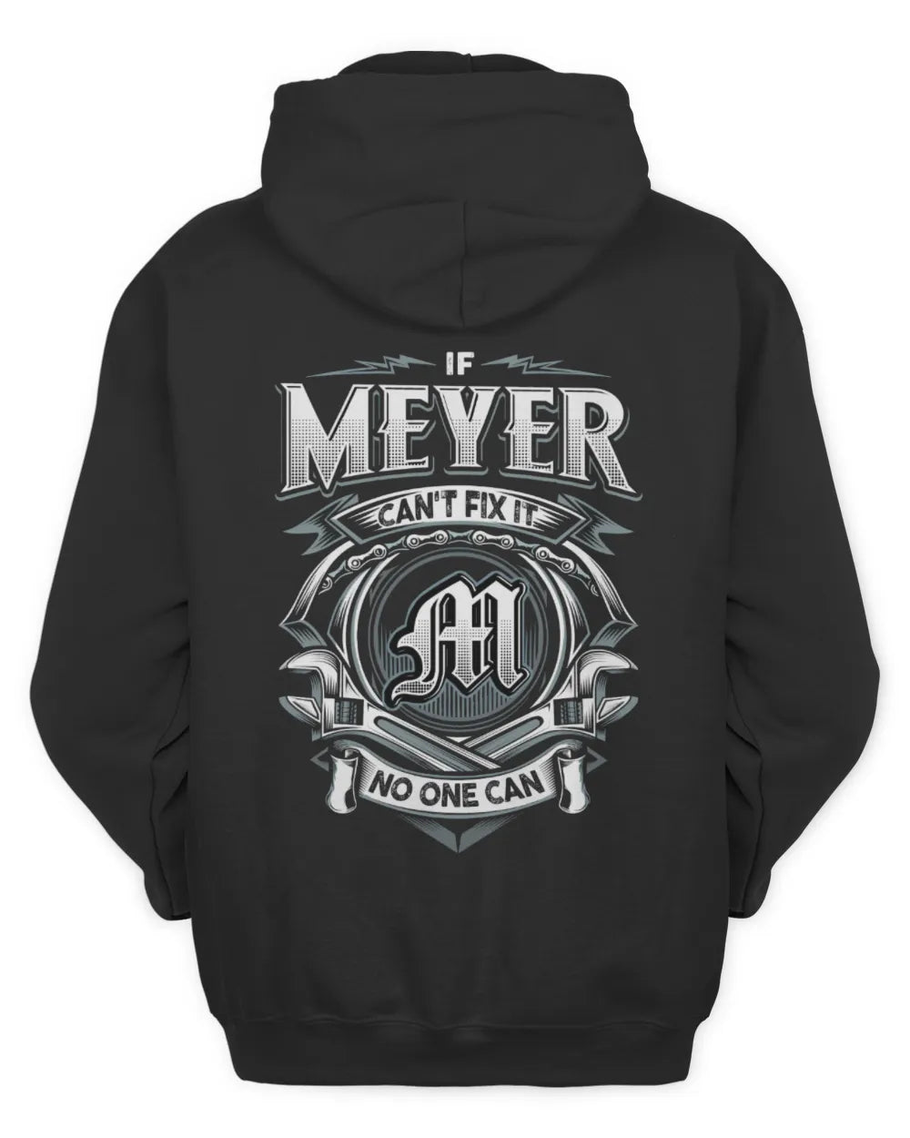 MEYER AP81-K4-626 - Personalized Ahmed Quote Apparel “If Ahmed Can't Fix It, No One Can” - Unisex Hoodie - Black