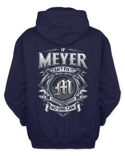 MEYER AP81-K4-626 - Personalized Ahmed Quote Apparel “If Ahmed Can't Fix It, No One Can” - Unisex Hoodie - Navy