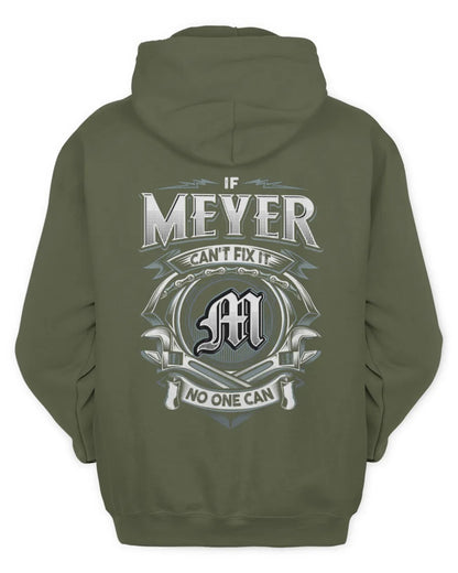MEYER AP81-K4-626 - Personalized Ahmed Quote Apparel “If Ahmed Can't Fix It, No One Can” - Unisex Hoodie - Military Green