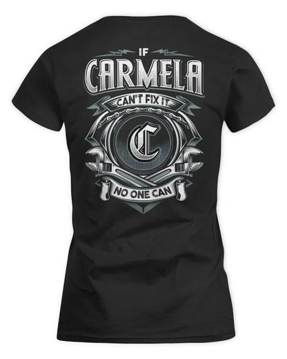 CARMELA AP81-K4-626 - Personalized Ahmed Quote Apparel “If Ahmed Can't Fix It, No One Can” - Women's Standard T-Shirt - Black