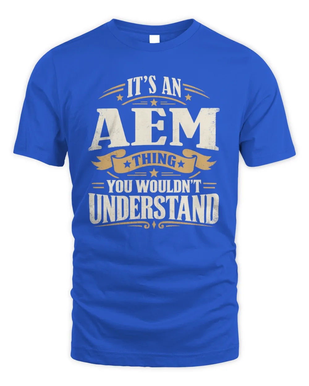 AEM P08 TH51 - Personalized “It’s a/an [NAME] Thing – You Wouldn’t Understand” Shirt - Unisex Standard T-Shirt - Royal