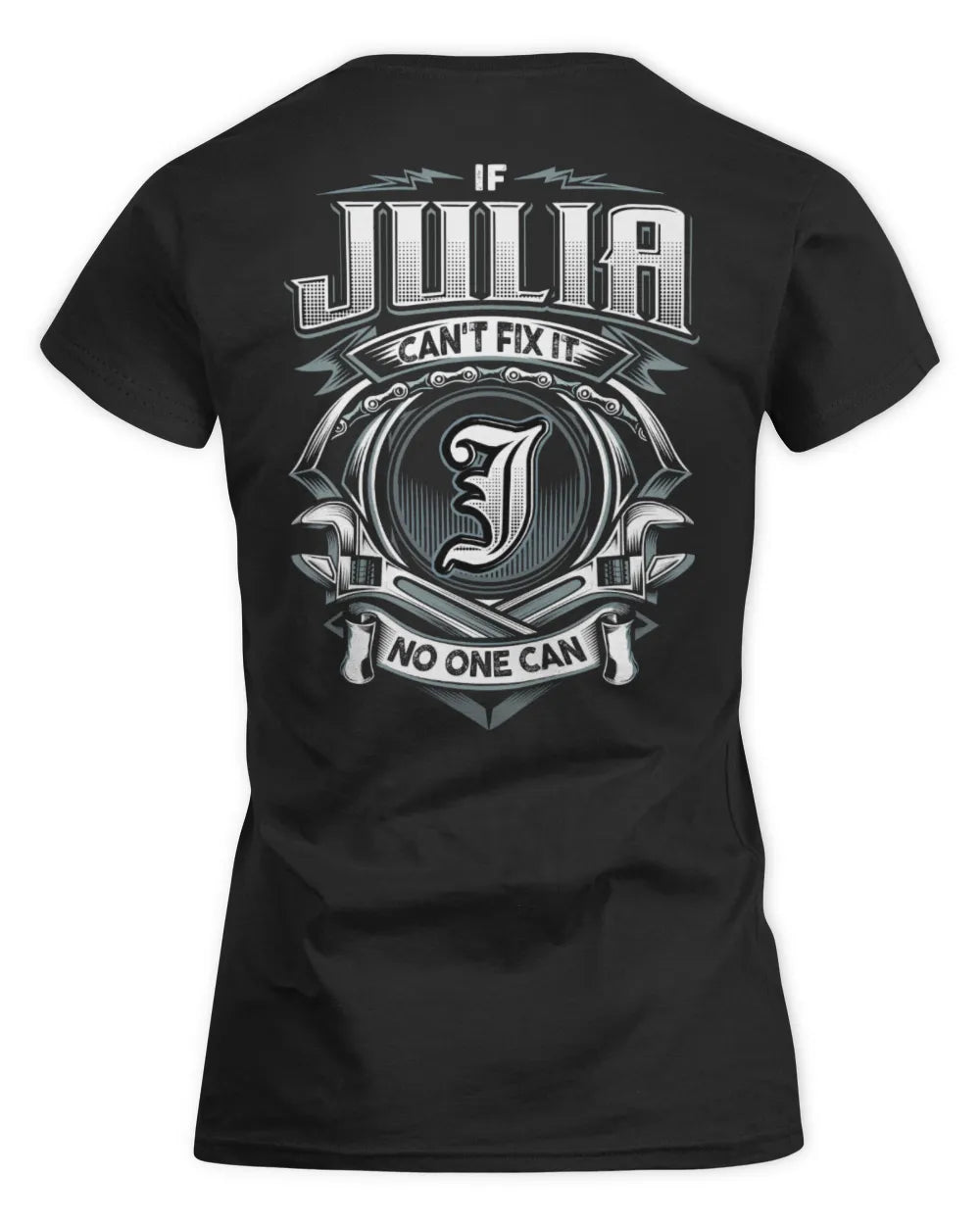 JULIA AP81-K4-626 - Personalized Ahmed Quote Apparel “If Ahmed Can't Fix It, No One Can” - Women's Standard T-Shirt - Black