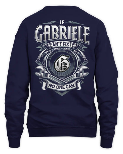 GABRIELE AP81-K4-626 - Personalized Ahmed Quote Apparel “If Ahmed Can't Fix It, No One Can” - Unisex Sweatshirt - Navy