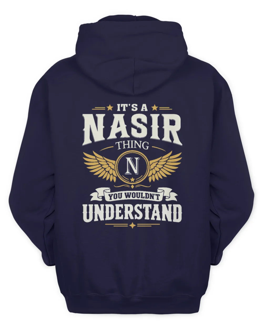 NASIR KT06-M008 It’s a [NAME] Thing – You Wouldn’t Understand | Personalized Vintage T-Shirt - Unisex Hoodie - Navy