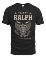RALPH TP06-K82 – Personalized Classic Style Apparel “Team NAME Lifetime Member” - Unisex Standard T-Shirt - Black