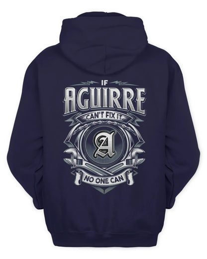 AGUIRRE AP81-K4-626 - Personalized Ahmed Quote Apparel “If Ahmed Can't Fix It, No One Can” - Unisex Hoodie - Navy