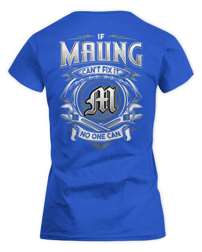 MAUNG AP81-K4-626 - Personalized Ahmed Quote Apparel “If Ahmed Can't Fix It, No One Can” - Women's Standard T-Shirt - Royal