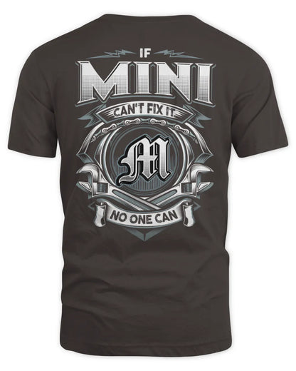 MINI AP81-K4-626 - Personalized Ahmed Quote Apparel “If Ahmed Can't Fix It, No One Can” - Unisex Standard T-Shirt - Dark Chocolate