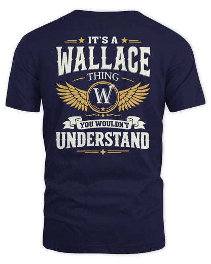 WALLACE KT06-M008 It’s a [NAME] Thing – You Wouldn’t Understand | Personalized Vintage T-Shirt - Unisex Standard T-Shirt - Navy