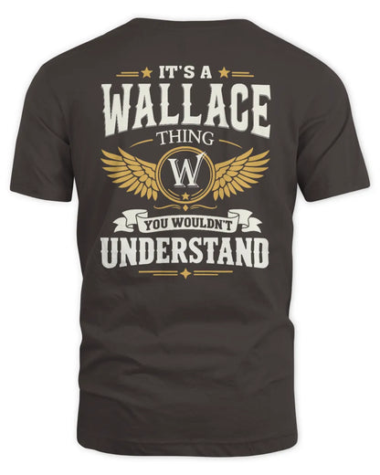WALLACE KT06-M008 It’s a [NAME] Thing – You Wouldn’t Understand | Personalized Vintage T-Shirt - Unisex Standard T-Shirt - Dark Chocolate