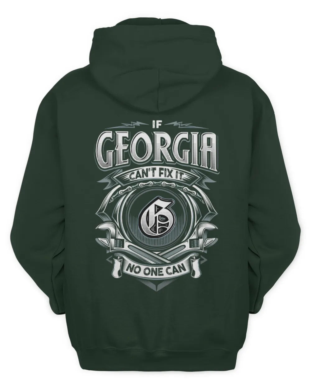 GEORGIA AP81-K4-626 - Personalized Ahmed Quote Apparel “If Ahmed Can't Fix It, No One Can” - Unisex Hoodie - Forest Green