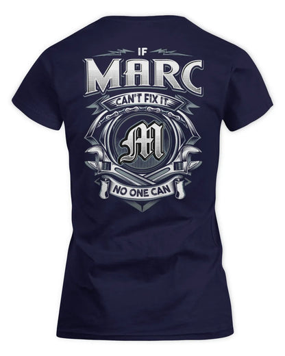 MARC AP81-K4-626 - Personalized Ahmed Quote Apparel “If Ahmed Can't Fix It, No One Can” - Women's Standard T-Shirt - Navy