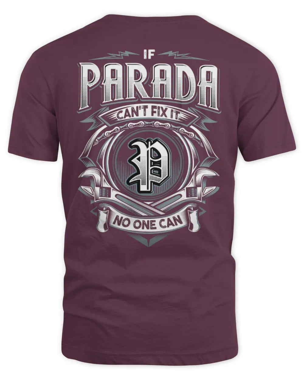 PARADA AP81-K4-626 - Personalized Ahmed Quote Apparel “If Ahmed Can't Fix It, No One Can” - Unisex Standard T-Shirt - Maroon