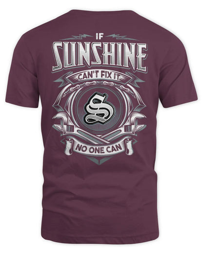 SUNSHINE AP81-K4-626 - Personalized Ahmed Quote Apparel “If Ahmed Can't Fix It, No One Can” - Unisex Standard T-Shirt - Maroon