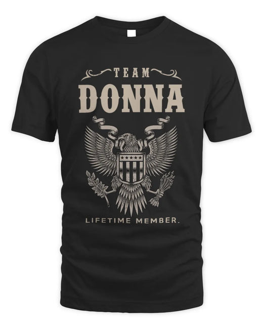 DONNA TP06-K82 – Personalized Classic Style Apparel “Team NAME Lifetime Member”