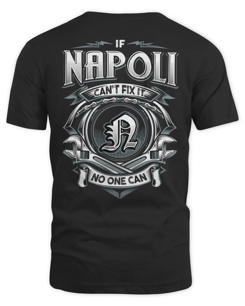 NAPOLI AP81-K4-626 - Personalized Ahmed Quote Apparel “If Ahmed Can't Fix It, No One Can” - Unisex Standard T-Shirt - Black