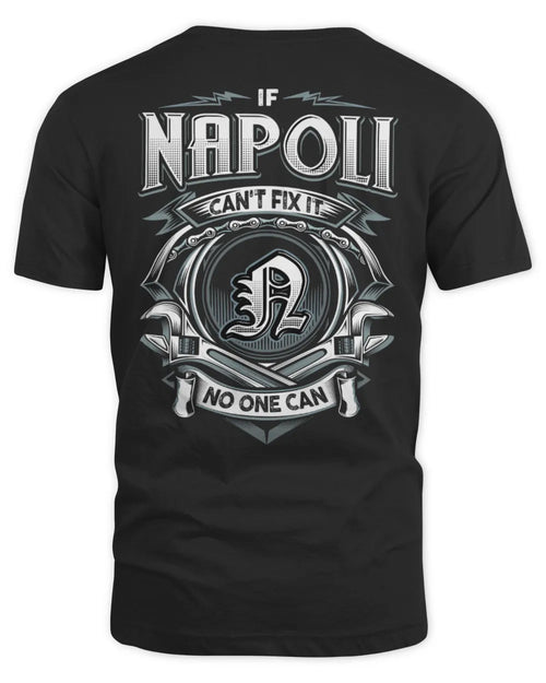 NAPOLI AP81-K4-626 - Personalized Ahmed Quote Apparel “If Ahmed Can't Fix It, No One Can” - Unisex Standard T-Shirt - Black