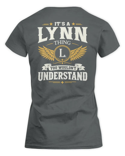 LYNN KT06-M008 It’s a [NAME] Thing – You Wouldn’t Understand | Personalized Vintage T-Shirt - Women's Standard T-Shirt - Charcoal