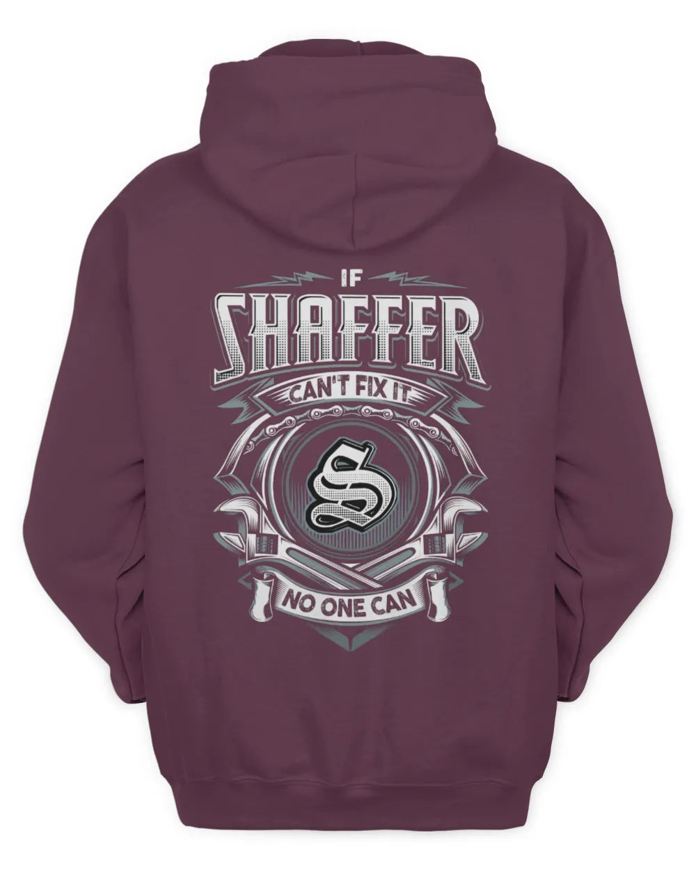 SHAFFER AP81-K4-626 - Personalized Ahmed Quote Apparel “If Ahmed Can't Fix It, No One Can” - Unisex Hoodie - Maroon